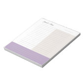 Bloc-note Bloc de couleur simple tendance (Tourné)