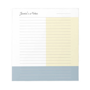 Bloc-note Bloc de couleur simple tendance