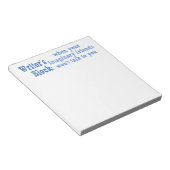 Bloc-note Bloc de l'écrivain et amis imaginaires (Incliné)