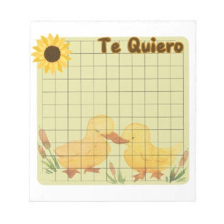 Bloc-note Bloc de nota con diseño tierno vintage de patos