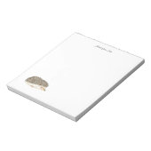 Bloc-note Bloc De Notas Bloc Hedgehog bloc-notes, aquarelle  (Tourné)