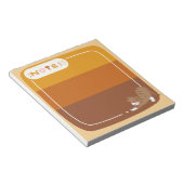 Bloc-note Bloc de notas diseño marrón con gatito (Incliné)