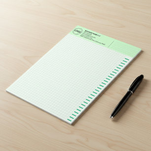 Bloc-note Bloc de papier graphique d'ingénierie à logo perso
