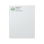 Bloc-note Bloc de papier graphique d'ingénierie avec logo de (Tourné)