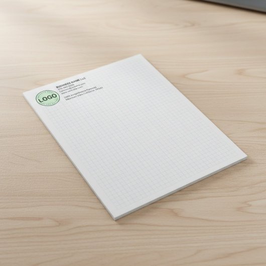 Bloc-note Bloc de papier graphique d'ingénierie avec logo de