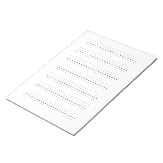 Bloc-note Bloc de papier pour la pratique de l'écriture manu (Incliné)