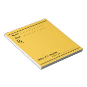 Bloc-note Bloc de prescription Rx – Écrivez vos propres note (Incliné)