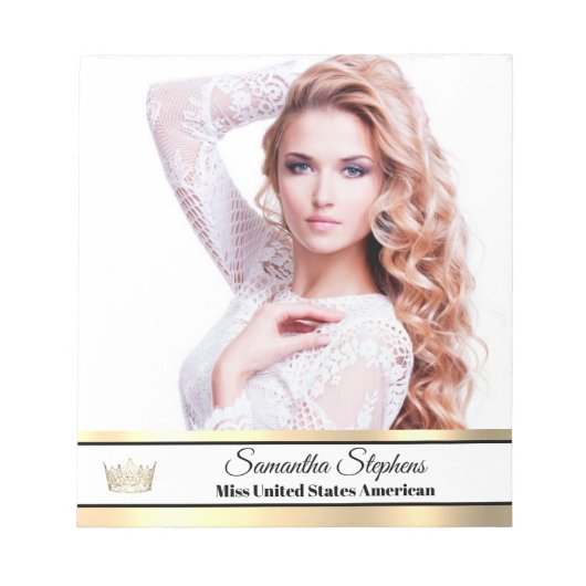 Bloc-note Bloc de signature Gold Shine Autograph (Devant)