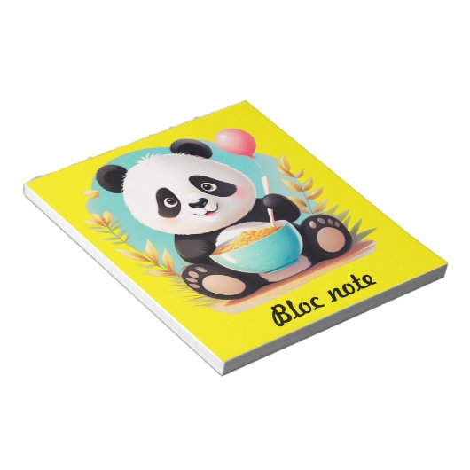 Bloc-note bloc note panda (Incliné)