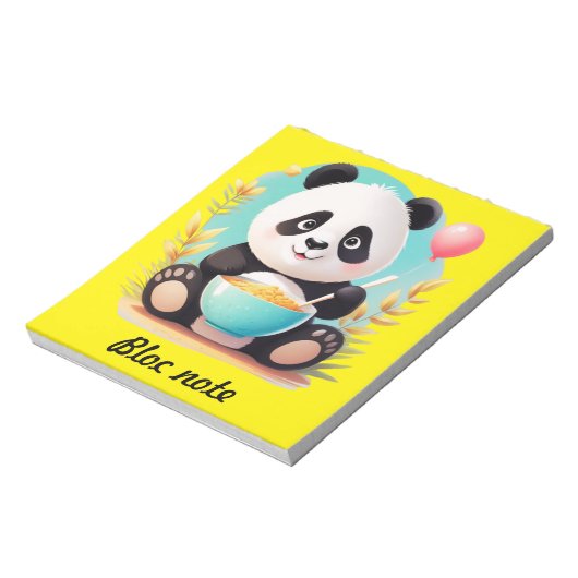 Bloc-note bloc note panda (Tourné)