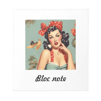 Bloc-note bloc note pin up