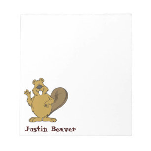 Bloc-note Bloc - notes de castor de Justin