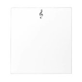 Bloc-note Bloc - notes de clef triple (Devant)