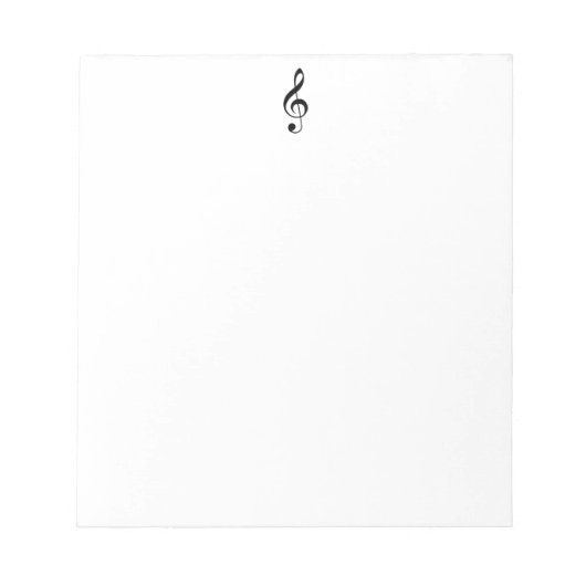 Bloc-note Bloc - notes de clef triple (Devant)