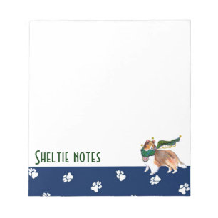 Bloc-note Bloc - notes de Sheltie des anges de Gulliver