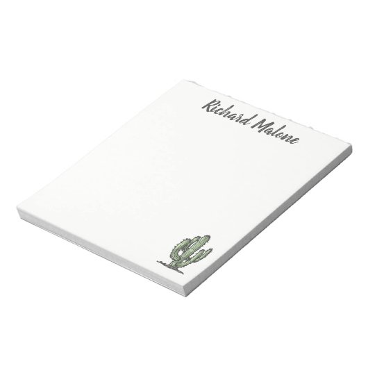 Bloc-note Bloc - notes d'illustration de cactus (Tourné)