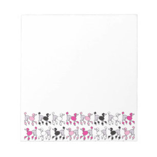 Bloc-note Bloc - notes ROSE de coutume de CANICHES