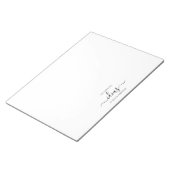 Bloc-note Bloc-papier pour idées blanches simples (Incliné)