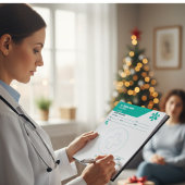 Bloc-note Bloc RX personnalisé sarcelle Prescription Médical