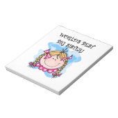Bloc-note Blond World's Best Big Sister Gifts (Tourné)