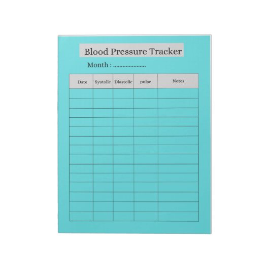 BLOC-NOTE BLOOD PRESSURE TRACKER (Tourné)