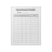 Bloc-note Blood Pressure Tracker (Tourné)