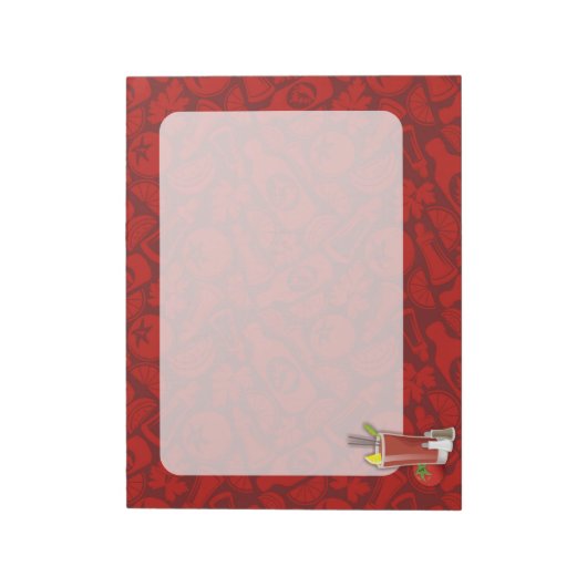 Bloc-note Bloody Mary (Tourné)