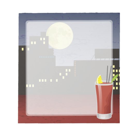 Bloc-note Bloody Mary (Devant)