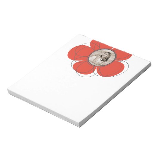 Bloc-note Bloom rouge (Tourné)