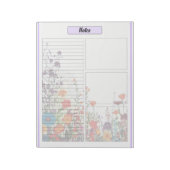 Bloc-note Blooming Purple Garden_ Notes 2 (Tourné)