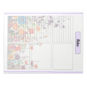 Bloc-note Blooming Purple Garden_ Notes 2 (Devant)