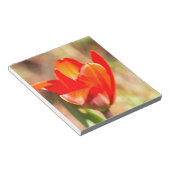 Bloc-note Blossom de la tulipe rouge (Incliné)
