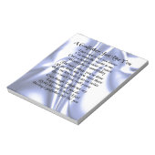 Bloc-note Blue Design Godfather Poem (Tourné)