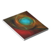 Bloc-note Blue Eye Moderne Abstrait Art Cool Motif #16 (Incliné)