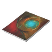 Bloc-note Blue Eye Moderne Abstrait Art Cool Motif #16 (Tourné)