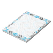 Bloc-note Blue Eye Shibori Tie Dye Motif rustique (Tourné)
