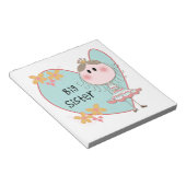 Bloc-note Blue Heart Princess Big Sister (Incliné)