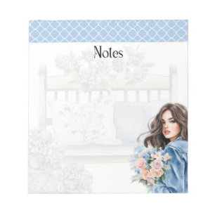 Bloc-note Blue Hour Blooms : Collection Notes Soft & Serene