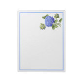Bloc-note Blue Hydrangeas (Tourné)