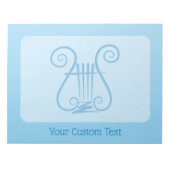 Bloc-note Blue Lyre (Devant)