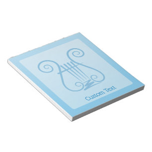Bloc-note Blue Lyre