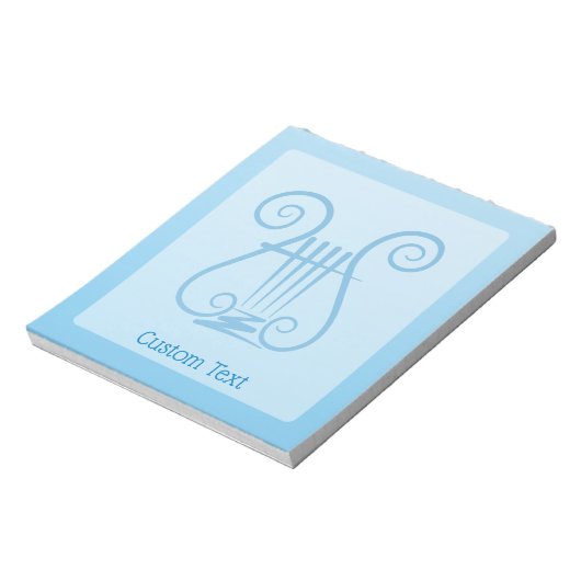 Bloc-note Blue Lyre (Tourné)