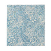 Bloc-note Blue Marigolds (par William Morris) (Devant)