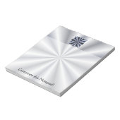 Bloc-note Blue Metallic Celtic Knot Art original (Tourné)