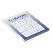 Bloc-note Blue Ombre 9 par 9 Modèle Sudoku (Incliné)