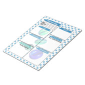 Bloc-note Blue Pill Healthcare Student Pharmacology Modèle (Incliné)