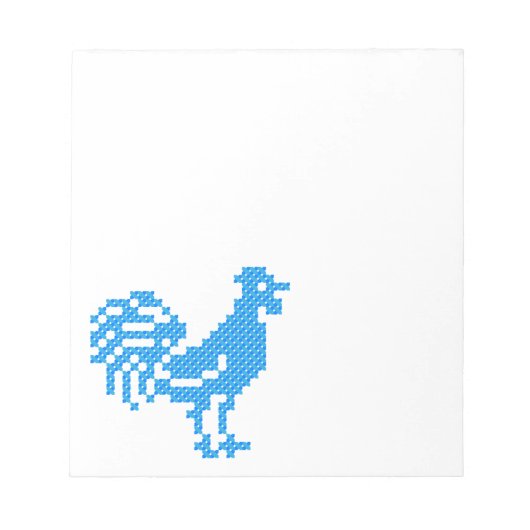 Bloc-note Blue Rooster (Devant)