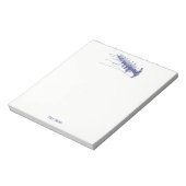 Bloc-note Blue Rowing Rowers Team Water Sports #3 (Tourné)