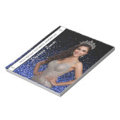 Bloc-note Blue Royale Pageant Photo Autograph Pad (Tourné)