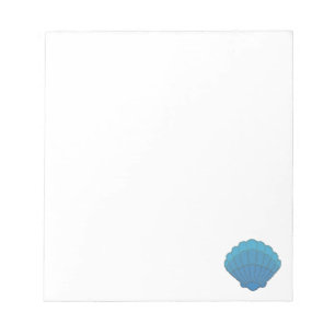 Bloc-note Blue Seashell Mosaic Custom